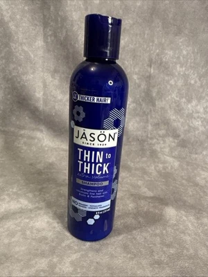Champú JASON Nature fino a grueso volumen extra fortalece el cabello 8 oz. Nuevo Foto 1 de 2