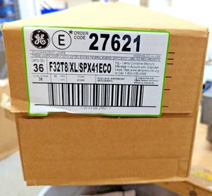 (36) F32/T8 32W T8 Fluorescent Lamp - Cool White Slim Line 45,000 Hours [C6TP] - Picture 1 of 5