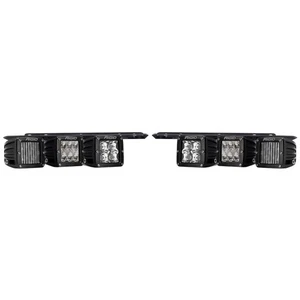 Rigid 46738 D-Series PRO SAE White Fog LED Lights Kit Set for 21-24 Ford Raptor - Picture 1 of 13