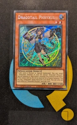DOOD-EN023 Dracotail Phryxul Secret Rare 1st Ed YuGiOh  - Image 1 of 3