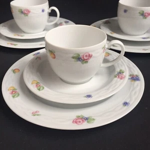 Seltmann Weiden Bavaria Früchte/Obst/Blüten - 3 Kaffeegedecke - Sehr Selten 🤔 - Bild 1 von 9