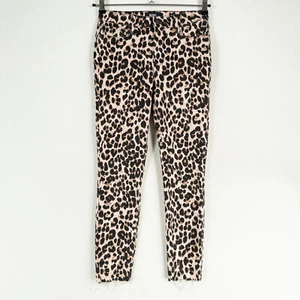 Paige Jeans Women Sz 27 Pink Leopard Hoxton Ankle Cotton Stretch 5 Pocket Casual - Picture 1 of 10
