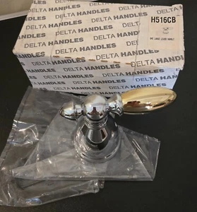 Delta H516CB Large Victorian Metal Lever Faucet Handle - Picture 1 of 1