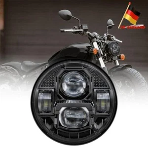 Faro LED 5.75" con DRL, lámpara High Low para Indian Scout Bobber 2017-2021 - Imagen 1 de 11