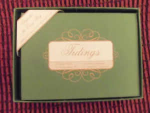 TIDINGS Holiday Newsletter Multi Choice Fill In The Blank Christmas Cards - 12 - Picture 1 of 4