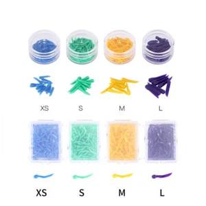 100/Box Disposable Dental Plastic Wedges Plastic Concave Design Wedge W/ Hole - Picture 1 of 37
