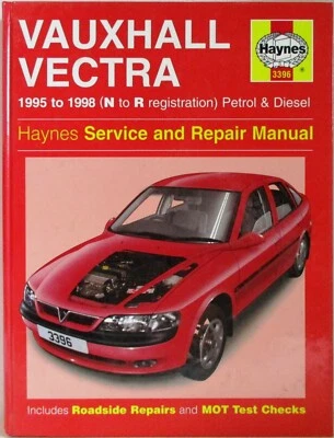Haynes - Opel Vectra 1995-1998 (N A R Reg) Manuale Officina e Riparazione - T48 - Immagine 1 di 4