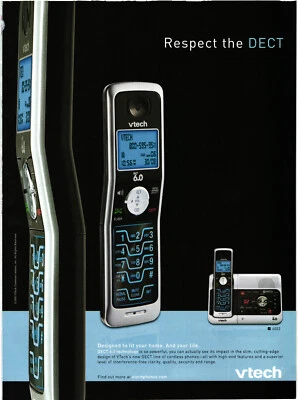 VTech Print Advert Respect the Dect 6.0 Telephone - Image 1 of 4
