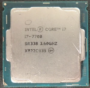 Intel 7th Gen Core i7-7700 SR338 3.60GHz (Turbo 4.20GHz) 4-Core LGA-1151 PC CPU - Picture 1 of 4