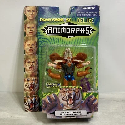 Transformers Animorphs Jake Tiger Deluxe Figure W/ Saber Claws - New Sealed - Image 1 of 4