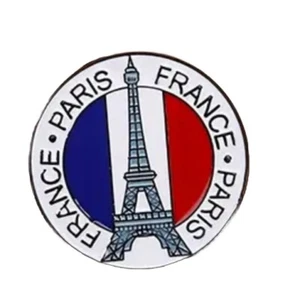 Paris, Frankreich Metall Emaille Pin - Neu!  Eiffelturm Reise Pin, Anstecknadel - Bild 1 von 5