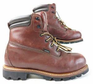 Red Wing 4400 Logger Brown Leather Steel Toe Utility Work Boot Men’s 8.5 241305 - Picture 1 of 16