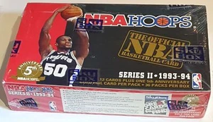 1993-94 NBA Hoops Basketball Series 2 Box - Factory Sealed - Picture 1 of 6