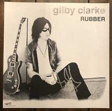 Gilby Clarke Of Guns N’ Roses Promo Rubber Record Flat Rare Beckett COA PROOF