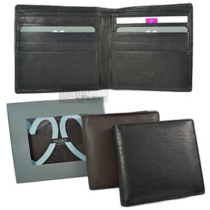 Mala Leather Quality Toscana Wallet Credit Card Slim Men's Notes Money Bi soft - Picture 1 of 14