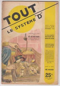 *** Tout / Le Système "D" *** 1950/09 - n° 57 - Eleveuse à Poussins - Picture 1 of 2