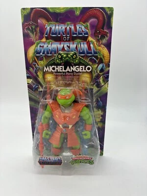 Masters of the Universe Origins Turtles of Grayskull MICHELANGELO FIGURE MINTY - Image 1 of 4