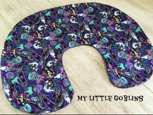Villains Nursing Pillow Cover Gothic Spooky Style New Handmade - Picture 1 of 2