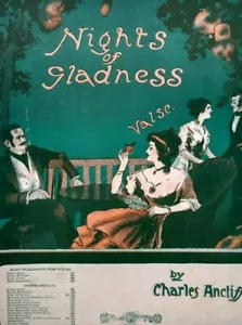 Partitura musical vintage de arte de mujer bonita de Charles Ancliffe 1913 - Imagen 1 de 2