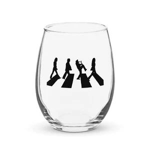 Raygun Breakdance Olympics Beatles Abbey Road 15 oz copa de vino sin tallo - Imagen 1 de 2