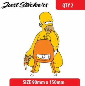 Sexy Homer Simpson car sticker popular laptop, skateboard, car sticker, window - Picture 1 of 1