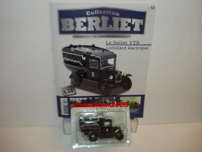 Collezione Berliet N° ° 58 Vtb Funebre Elettrico - Città Urbana - 1924 Al 1/43 ° - Immagine 1 di 2