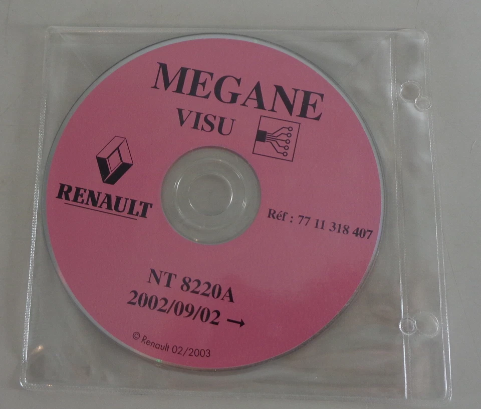 Eléctrico Diagramas de Cableado De CD Renault Megane Desde Año Modelo 09/2002 - Imagen 1 de 1