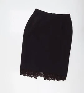 Country Casuals Womens Purple Acetate Blend Skirt Size 10 Lace - Picture 1 of 10