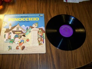 Disneyland Records Vintage Vinyl "Pinocchio" 1969 - Imagen 1 de 8