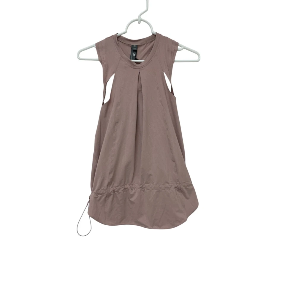 Camiseta sin mangas Adidas By Stella McCartney para correr para mujer XS rosa polvorienta sin mangas nueva con etiquetas Foto 1 de 4