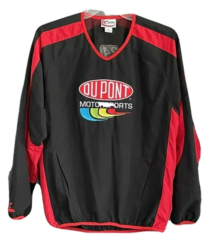 Jeff Gordon Jacket Chase Authentics Mens V Neck Pullover DuPont Nascar Size M Cover