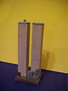 Figura Pisapapeles Antigua Torres Gemelas de la Ciudad de Nueva York - Imagen 1 de 5