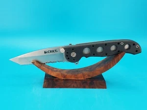 CRKT M16-12Z Black Handle Combo Edge Folding Pocket Knife! - Picture 1 of 12