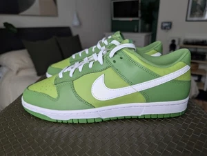 Nike Dunk SB Low Trainers Chlorophyll Green Mens UK11 US12 - Picture 1 of 14