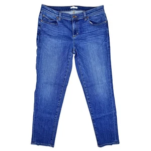 Eileen Fisher Bio-Baumwolle Stretch Denim Jeanshose Damen 8 Medium Wash - Bild 1 von 12