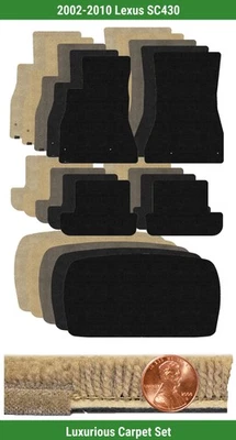 Набор ковриков Lloyd Custom Luxe для Lexus SC430 2002-2010 годов выпуска (5 штук) #VVA - Изображение 1 из 4