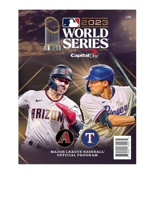 2023 World Series Official Program Arizona Diamondbacks Texas Rangers ⚾️ - Image 1 of 2