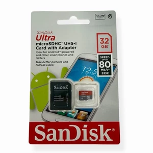 SanDisk Mobile Ultra Class10 32GB microSD micro SDHC UHS-I U1 Flash Memory Card - Picture 1 of 4