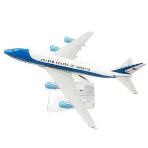 Air Force One 747 Special Plane Model 16cm Simulation Aircraft Aviation Model g - Imagen 1 de 5
