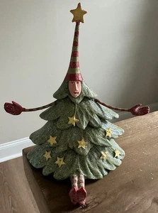 Department 56 Patience Brewster Krinkles 7" Christmas Tree Stocking Holder - Picture 1 of 4