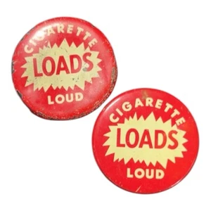 Vintage Cigarette Loads Loud Metal Tin With 22 Loads between the 2 tins ! - 70’s - Picture 1 of 3