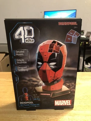 Marvel Deadpool 3D Puzzle – 4D Build Model Kit – Sealed – Spin Master - Image 1 of 4