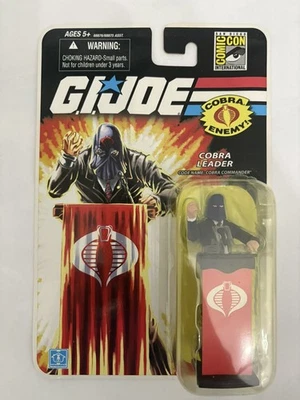 G.I. Joe Cobra Commander SDCC 2008 Convention Exclusive Figure Hasbro Carded - Image 1 of 4