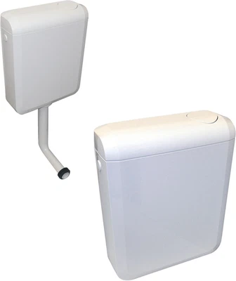 4150 - Cassetta WC a Zaino Duetto, per Installazione Bassa O Medio Bassa, Comand - Immagine 1 di 4