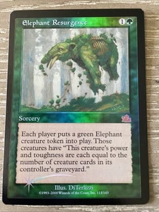 Elephant Resurgence 2000 Prophecy FOIL MTG NM Magic: The Gathering - Picture 1 of 2