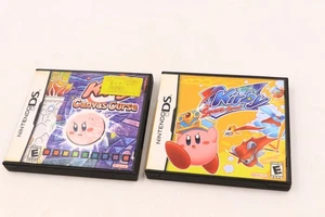 Kirby Canvas Curse & Squeak Squad Nintendo DS Canse & Manuals Only No Games - Bild 1 von 9