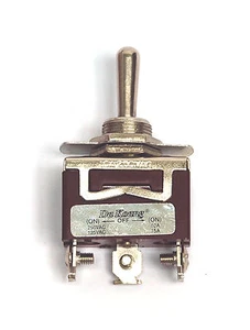 2pc SPDT Power Toggle Switch On-Off-On 3P 15A 125V 10A 250V Screw Terminal 5020A - Picture 1 of 6