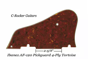 AF120 Artstar 4-Ply TORTOISE Pickguard W/Hardware for Ibanez Guitar Project NEW - Picture 1 of 3