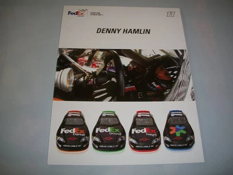 2007 DENNY HAMLIN FED EX #11 NASCAR NEXTEL CUP SERIES POSTCARD Cover
