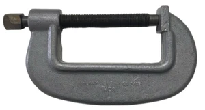 National 8-1/4" Heavy-Duty Drop Forged Deep Throat C-Clamp, 3" Throat Depth - Picture 1 of 1